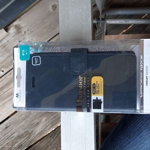 New I Phone 12 wallet case navy